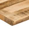 Live Edge Solid Wood Table Top - 120x40 cm | HipoMarket