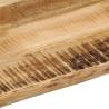 Live Edge Solid Wood Table Top - 90x80x3.8 cm | HipoMarket