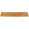 Table Top Live Edge 90x20 cm Solid Mango Wood | Hipomarket UK