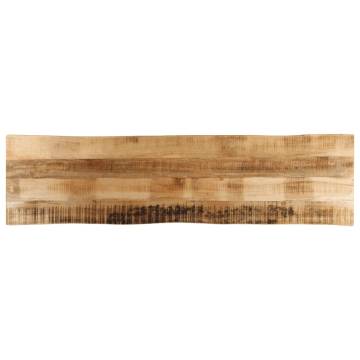 Live Edge Solid Wood Table Top - 180x40x2.5 cm | HipoMarket