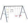 Outdoor Swing Set with Swings, Trapeze & Ladder | Hipomarket