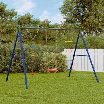 Outdoor Swing Set with Ladder & Disc Swing | Hipomarket