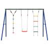 Outdoor Swing Set with Ladder & Disc Swing | Hipomarket