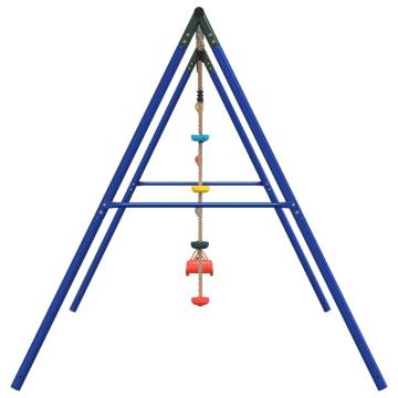 Outdoor Swing Set with Ladder & Disc Swing | Hipomarket