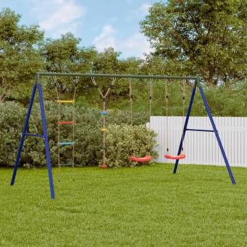 Outdoor Swing Set with Swings, Ladder & Disc Swing | HipoMarket