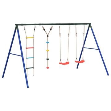 Outdoor Swing Set with Swings, Ladder & Disc Swing | HipoMarket