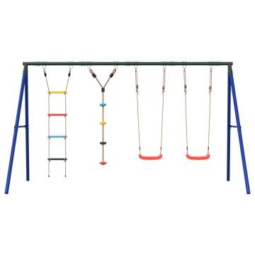 Outdoor Swing Set with Swings, Ladder & Disc Swing | HipoMarket