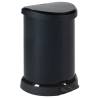 Curver Deco Pedal Bin 20L - Metallic Black | HipoMarket UK