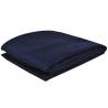 Luxurious Navy Blue Micro-suede Couch Slipcover - 210 x 280 cm