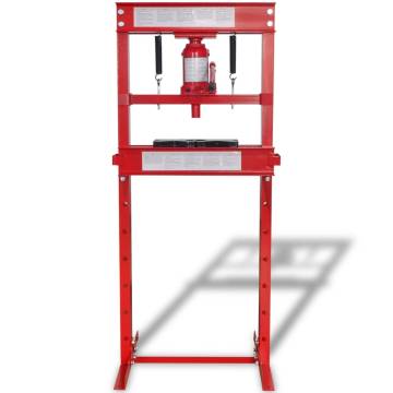 Shop Press 20 Ton Red - Heavy-Duty H-Frame Press