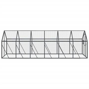 Aviary Anthracite Aluminium 1.79x6x1.85m | HipoMarket