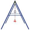 Outdoor Swing Set with Trapeze and Ladder | Hipomarket UK