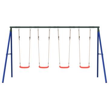 Outdoor Swing Set with 4 Swings - Durable & Fun for Kids