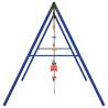 Outdoor Swing Set with Trapeze & Ladder | Hipomarket UK