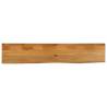  Table Top Live Edge 140x30x2.5 cm Solid Wood Mango Colour oak finished Size 140 x 30 x 2.5 cm Quantity in Package 1 Material solid mango wood 