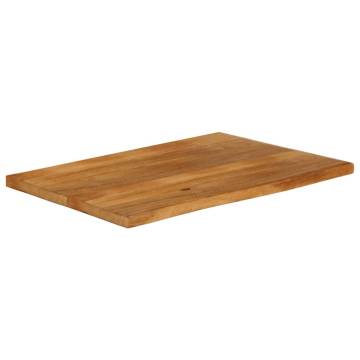 Table Top Live Edge 120x60 cm - Solid Mango Wood | HipoMarket