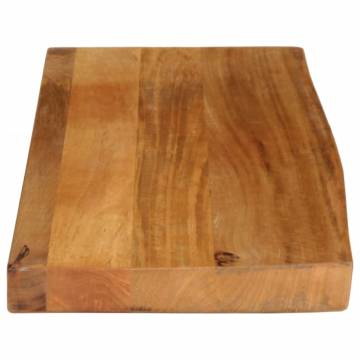 Live Edge Table Top - Solid Mango Wood | 80x40 cm