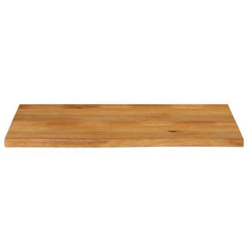 Live Edge Solid Wood Mango Table Top 120x60 cm | HipoMarket