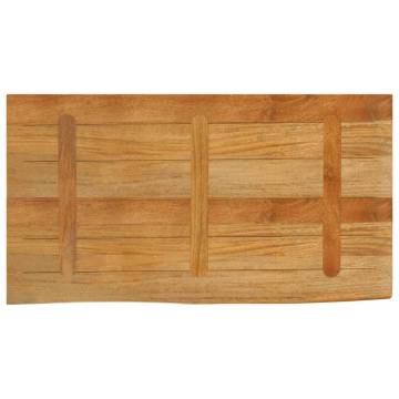 Live Edge Solid Wood Mango Table Top 120x60 cm | HipoMarket