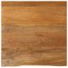  Table Top Live Edge 80x80x3.8 cm Solid Wood Mango Colour oak finished Size 80 x 80 x 3.8 cm Quantity in Package 1 Material solid mango wood 