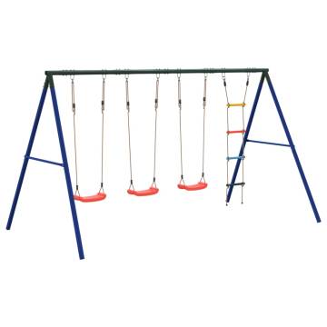 Outdoor Swing Set with Swings and Ladder - Fun for Kids