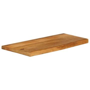 Live Edge Mango Wood Table Top - 70x30 cm | Hipo Market