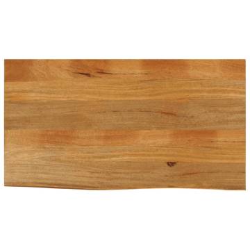 Table Top Live Edge 100x60 cm Solid Mango Wood | Hipo Market