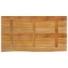 Table Top Live Edge 100x60 cm Solid Mango Wood | Hipo Market