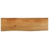  Table Top Live Edge 110x20x3.8 cm Solid Wood Mango Colour oak finished Size 110 x 20 x 3.8 cm Quantity in Package 1 Material solid mango wood 