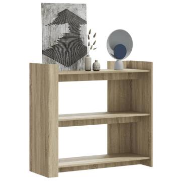 Console Table Sonoma Oak - Stylish & Practical - HipoMarket