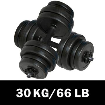 Ergonomic 15 kg Dumbbell Set - 2x15 kg | HipoMarket