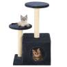  Cat Tree with Sisal Scratching Posts 60 cm Dark Blue Colour dark blue Size 60 cm 