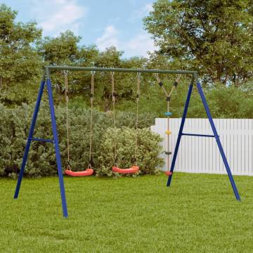 Outdoor Swing Set with Swings & Disc Swing | Hipomarket UK