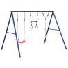 Outdoor Swing Set with Swing, Trapeze & Disc Swing | HipoMarket