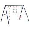 Outdoor Swing Set with Swing, Trapeze & Disc Swing | HipoMarket