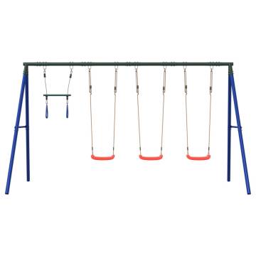 Outdoor Swing Set with Swings & Trapeze - Fun for Kids