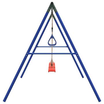 Outdoor Swing Set with Swings & Trapeze - Fun for Kids