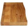 Table Top Live Edge 120x20x2.5 cm Solid Mango Wood