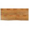  Table Top Live Edge 140x60x2.5 cm Solid Wood Mango Colour oak finished Size 140 x 60 x 2.5 cm Quantity in Package 1 Material solid mango wood 