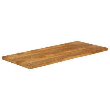 Table Top Live Edge - 140x60 cm Solid Mango Wood | HipoMarket