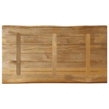 Live Edge Table Top - Solid Mango Wood 110x60 cm | HipoMarket