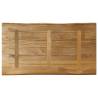 Live Edge Table Top - Solid Mango Wood 110x60 cm | HipoMarket