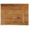 Table Top Live Edge 90x80 cm Solid Wood Mango | Hipo Market