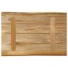 Live Edge Table Top 70x40 cm - Solid Mango Wood | HipoMarket