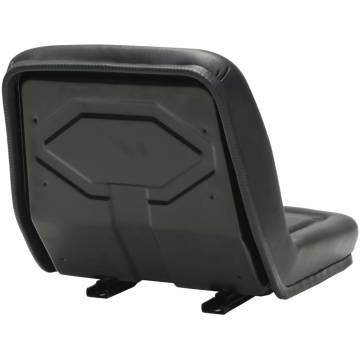 Universal Tractor Seat Black - Comfort & Durability