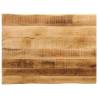  Table Top Live Edge 90x60x2.5 cm Solid Wood Rough Mango Colour rough mango wood(natural) Size 90 x 60 cm Quantity in Package 1 Thickness 25 mm 