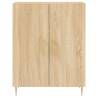 Stylish Highboard Sonoma Oak - 69.5x34x180 cm | Hipomarket