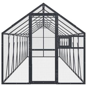 Aviary Anthracite 1.79x8x1.85 m Aluminium - Durable & Secure