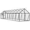 Aviary Anthracite 1.79x8x1.85 m Aluminium - Durable & Secure