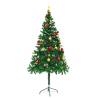 Pre-lit 180 cm Christmas Tree with Baubles - Hipomarket